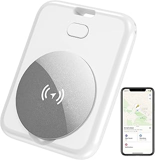 Key Finder Locator - Bluetooth Tracker tag, Item Locator for Keys Wallets Luggage Compatible with Apple Find My, Phone Finder with Up to 145 ft Range, Smart Tags with Replaceable Batteries (iOS Only)