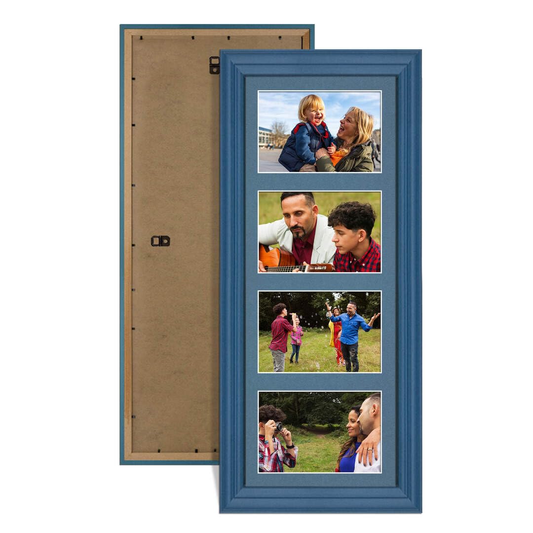 Procut Global 50x20cm Classic Navy Blue Photo Frame For Multiple Pictures