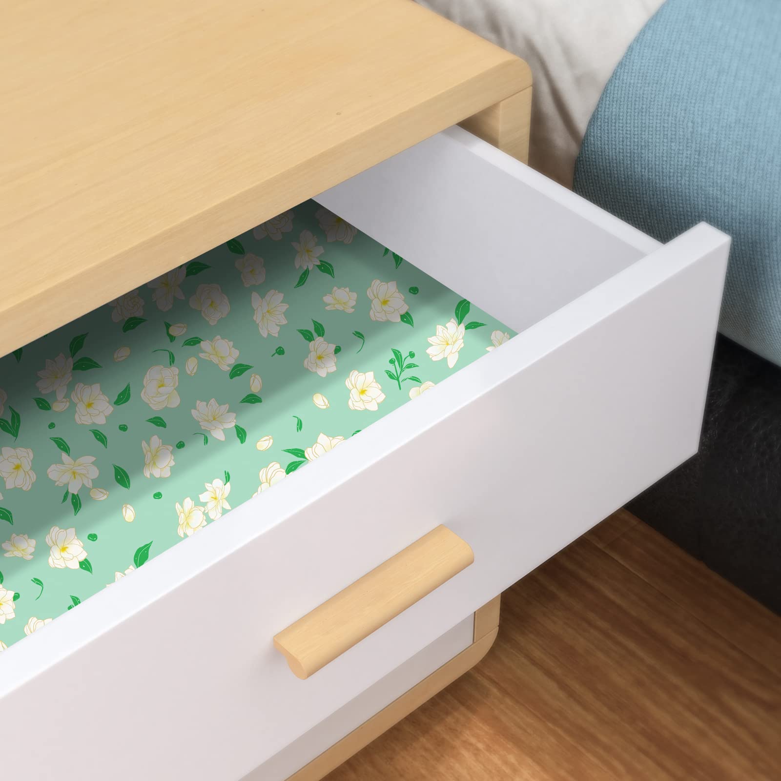 LA BELLEFÉE Carta Profumata Jasmine 6 Fogli 47 x 50 cm per Cassetti e Armadi