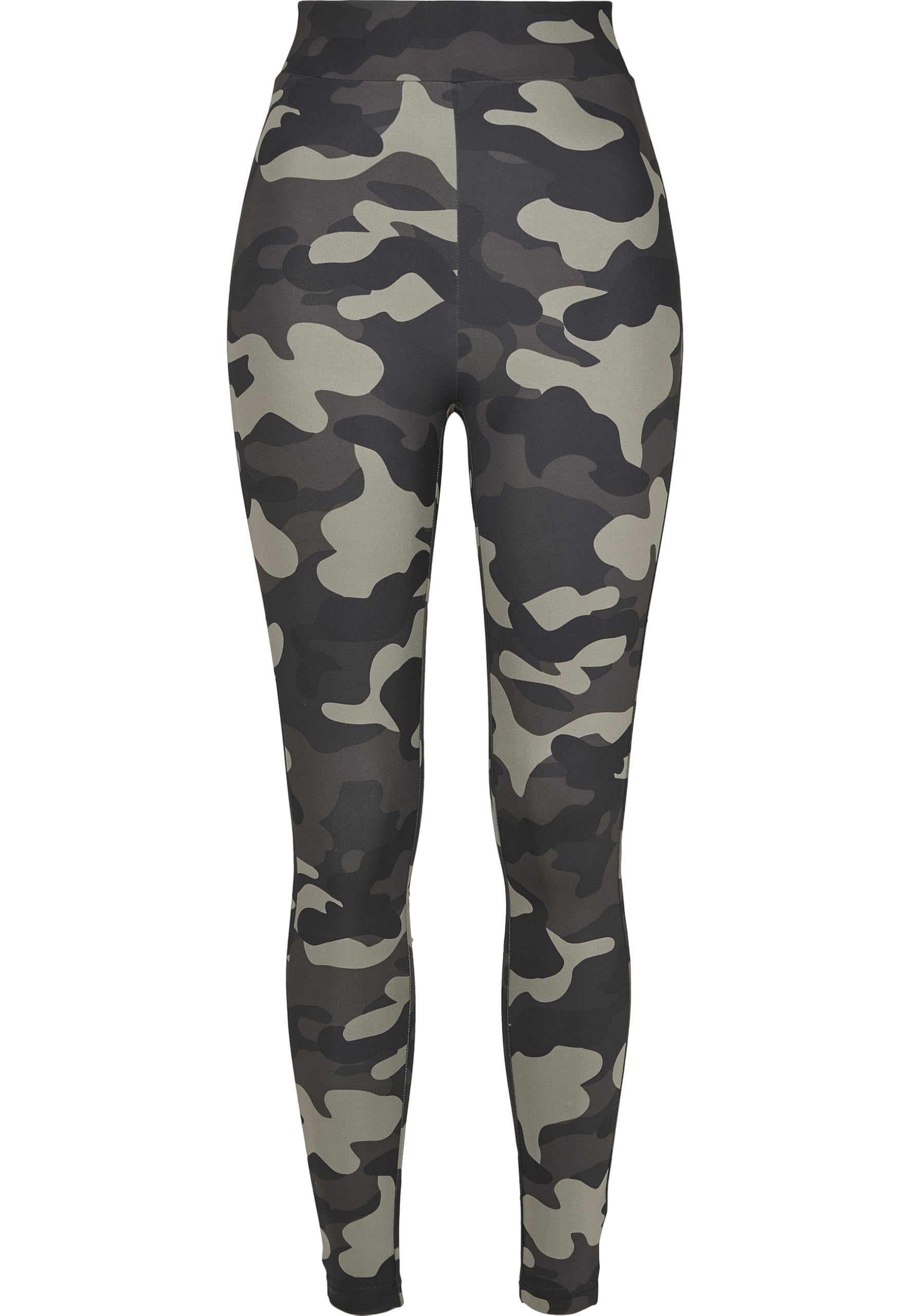 Urban Classics Women's High Waist Tech Leggings Dress Pants, Dark Camo, S