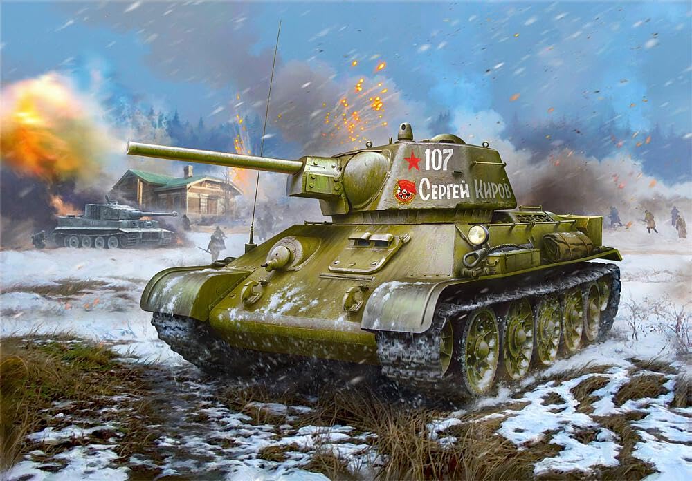 Zvezda 3686 T-34/76 mod.1942, Scala 1/35, Plastic Model Kit