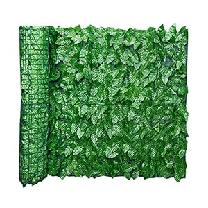 Kunstmatige screening blad, Kunstmatige heg Ivy Leaf Garden Fence Roll Green Wall Balcony Privacy Screening, Expanding…