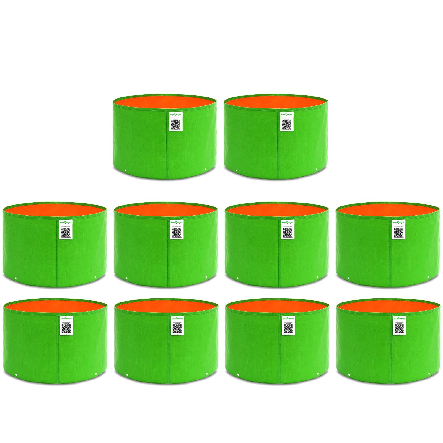 Anandi Green Grow Bags - Premium Plant Containers -17 Anandi Green Grow Bags - Premium Plant Containers -17