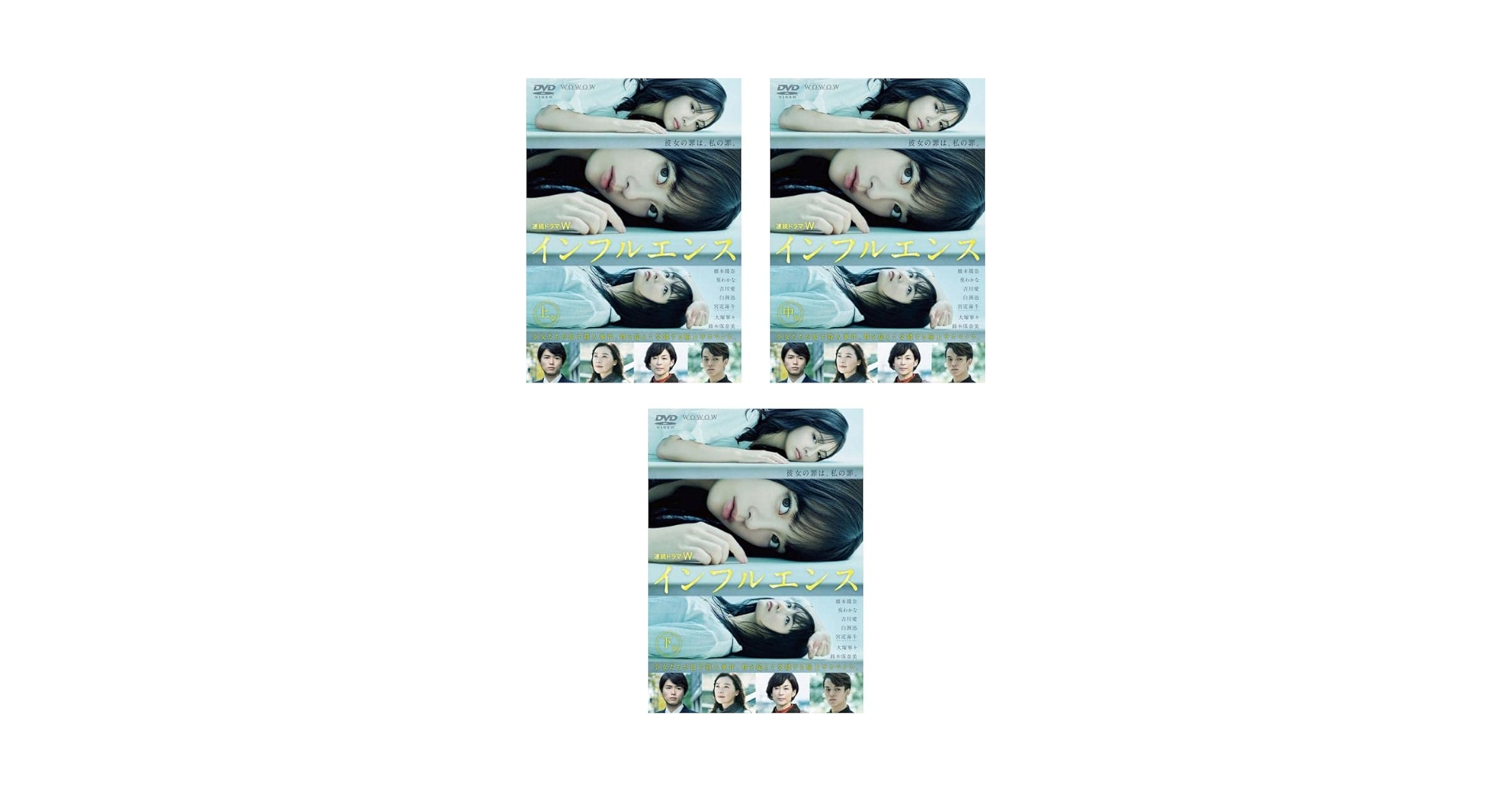 【美品】　インフルエンス　連続ドラマW　WOWOW　DVD 美品】 インフルエンス 連続ドラマW WOWOW DVD Amazon.co.jp