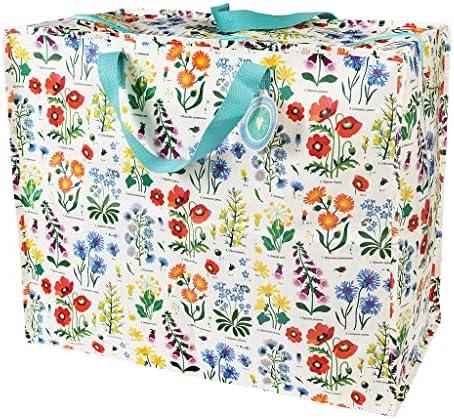 Large Storage Bags with Zips - Strong and Durable 55 x 48 x 28cm 70l - Choice of Design (Best In Show)