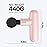 NEPQ Mini Massage Gun, SK6 Fascial Gun Portable Deep Tissue Percussion Muscle Back Head Massager for Pain Relief with 4 Massage Heads 4 Speed High-Intensity Vibration Rechargeable (Pink)
