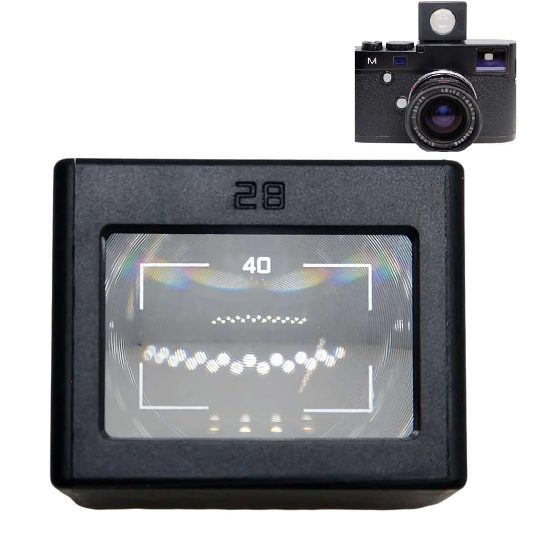28mm Optical Waist Level Viewfinder, Replacement Camera External Optical Viewfinder Waist Level Finder Viewfinder for Precise Framing and Enhanced