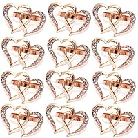 Rote Herz Serviettenringe 4er-Set - Elegante Tischdekoration Für Feste