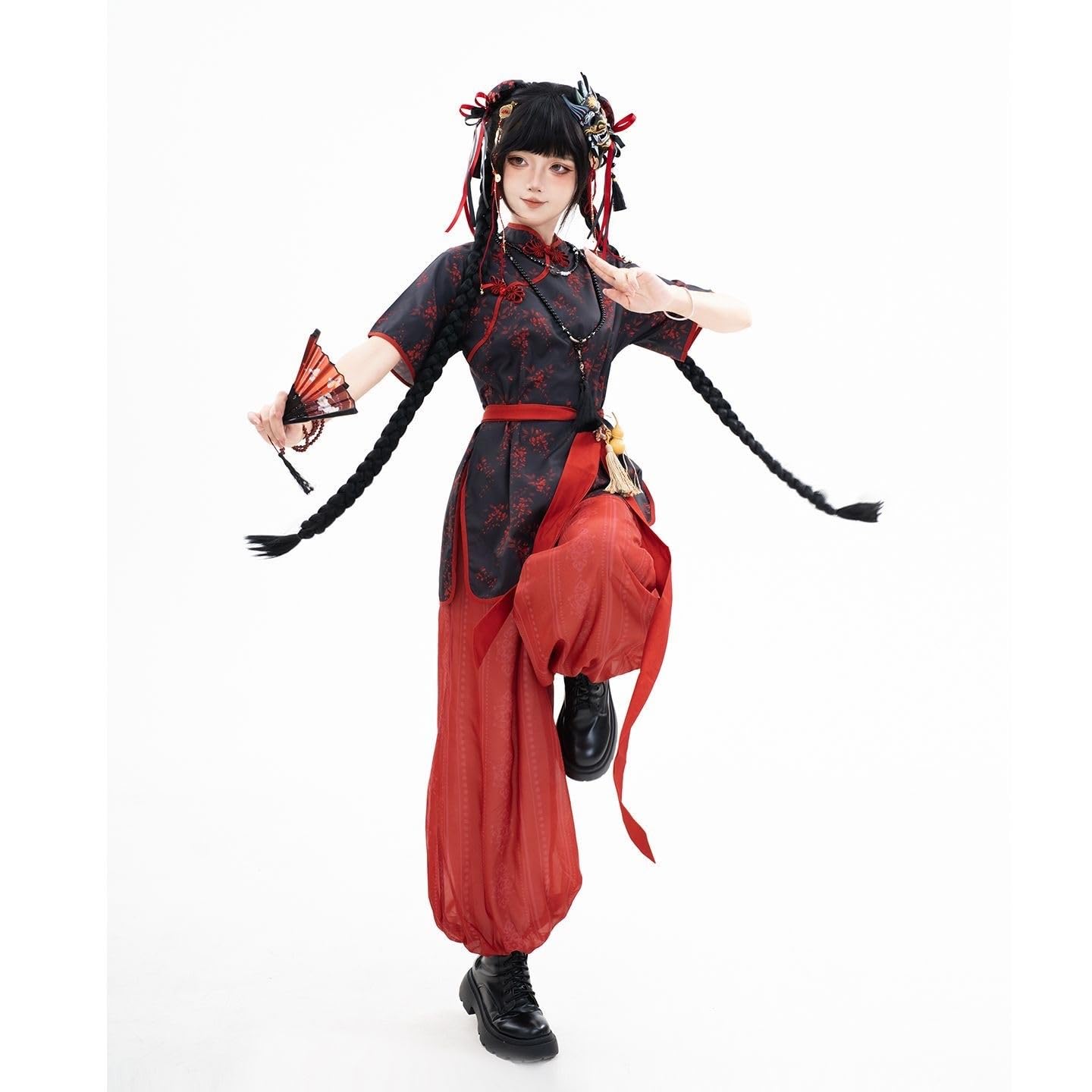 Amazon.co.jp: まるこの猫柳: チャイナドレス