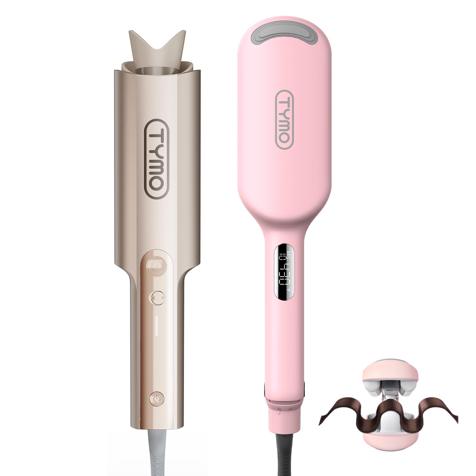 TYMO CURLPRO Plus Automatischer Lockenstab & TYMO ROVY Welleneisen