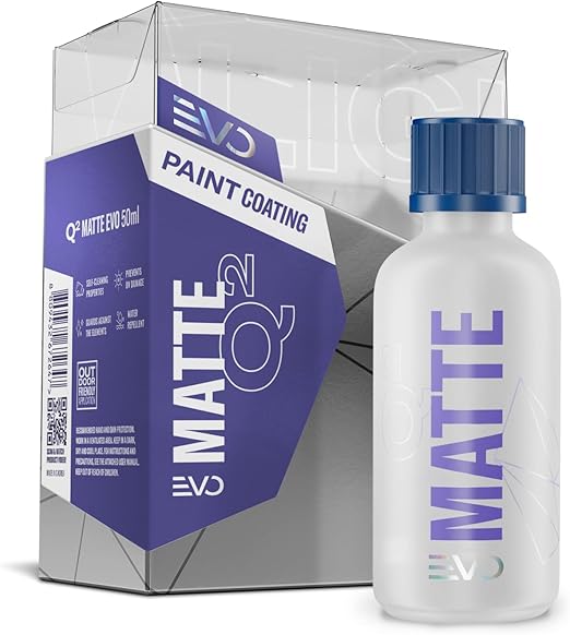 Matte EVO Light 50ml - Matte Ceramic Paint Coating | Matte Car Paint Sealant | Enhance and Protect Your Cars Matte Paint, Vinyl, or PPF with this DIY Ceramic Coating