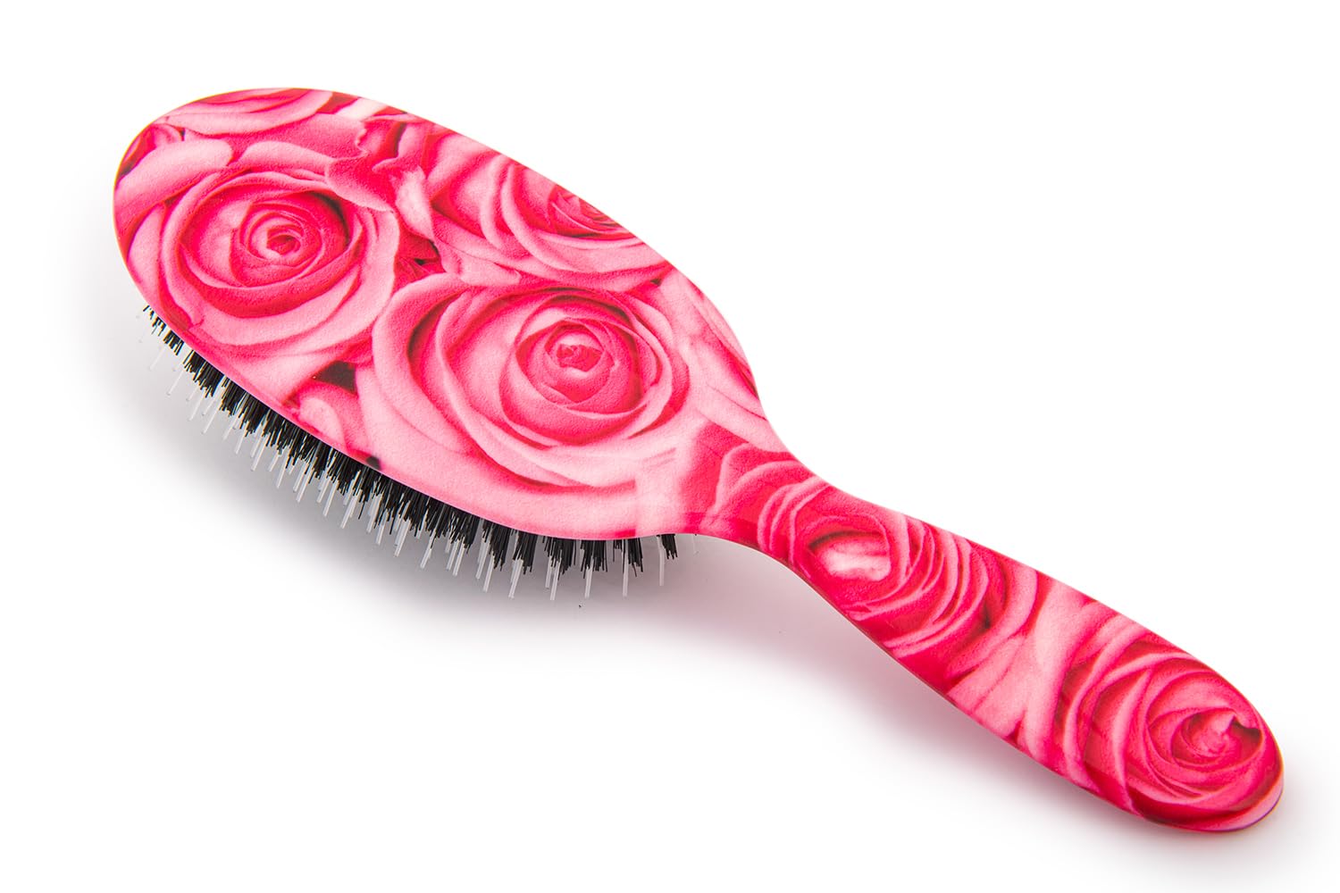 Rock & Ruddle Natural Mixed Boar Bristle Hair Brush for Women and Kids (Large 21 cm)