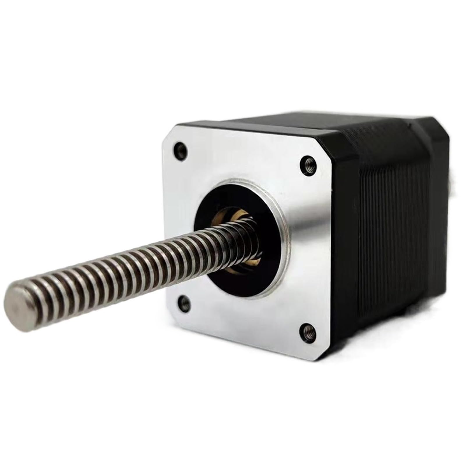 1pcs Nema 17 Stepper Motor 100mm Long T8 Through Screw Shaft 17HS3401S 1.3A 28N.cm 42mm Flange Stepping Motor Scena Montaż(8mm)