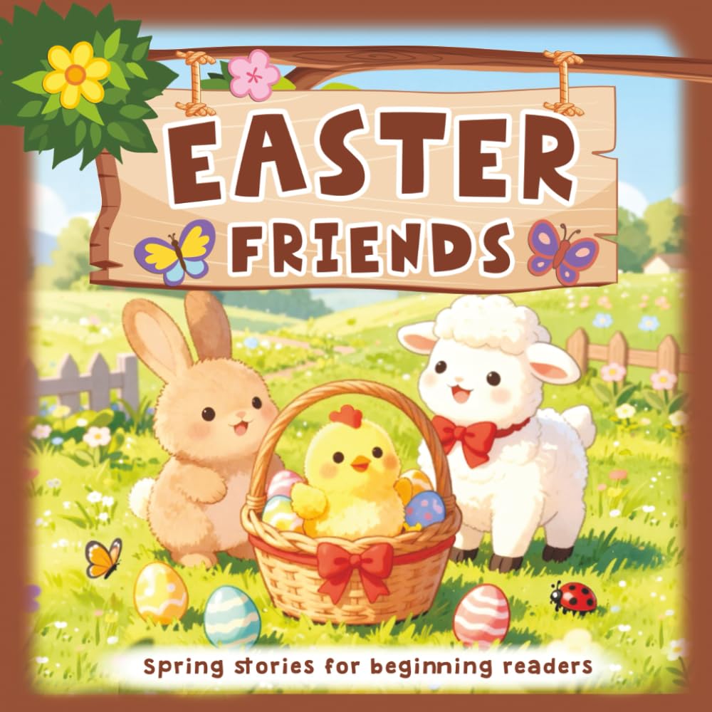Easter Friends Spring Stories for Beginning Readers: Short and Colorful Animal Tales Building Courage and Self Confidence
