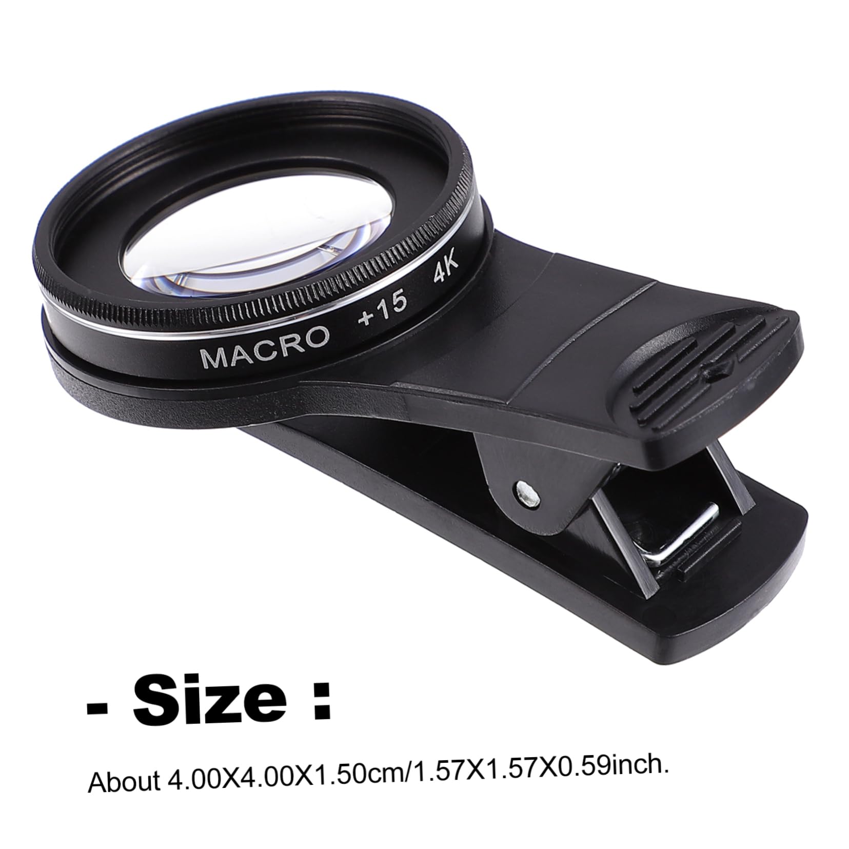 LALAFINA High Definition Phone Macro Lens Clip Design for Photography Grease Compatible with Smartphones for Detail Capture