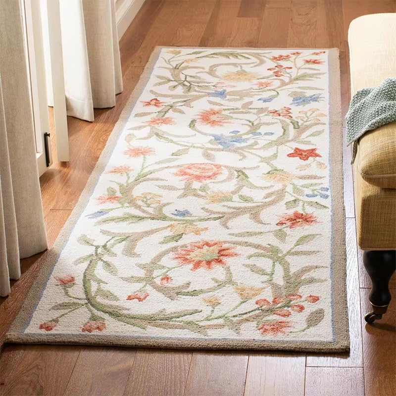 Tapis de chambre en imitation cachemire pour créer un salon cocooning et chaleureux