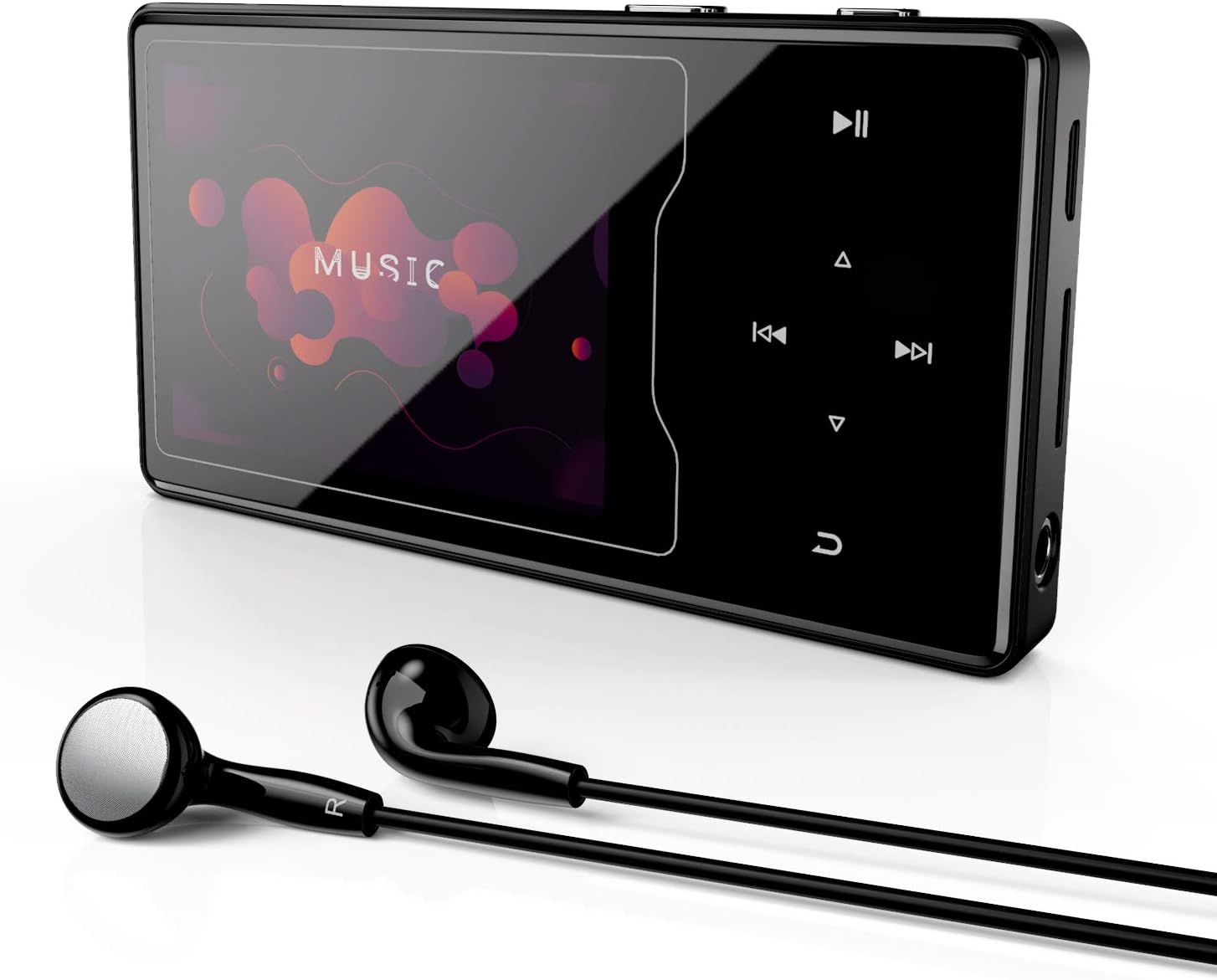 MP3 Player with Bluetooth 5.2, BERENNIS 16GB Portable HiFi Lossless Sound 2.4" Large Screen Music Player with FM Radio Voice Recorder Video Player, Support up to 128GB