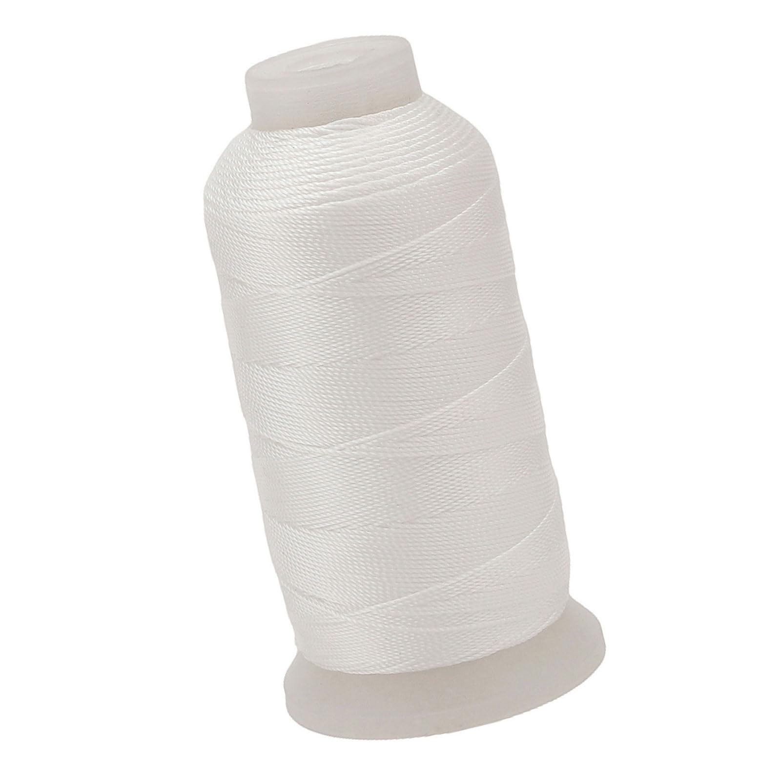 Braiding Cord White Nylon Craft Cord Weaving String for Jewelry Crafting Clothing Repair and Tassels Making Thread Coil