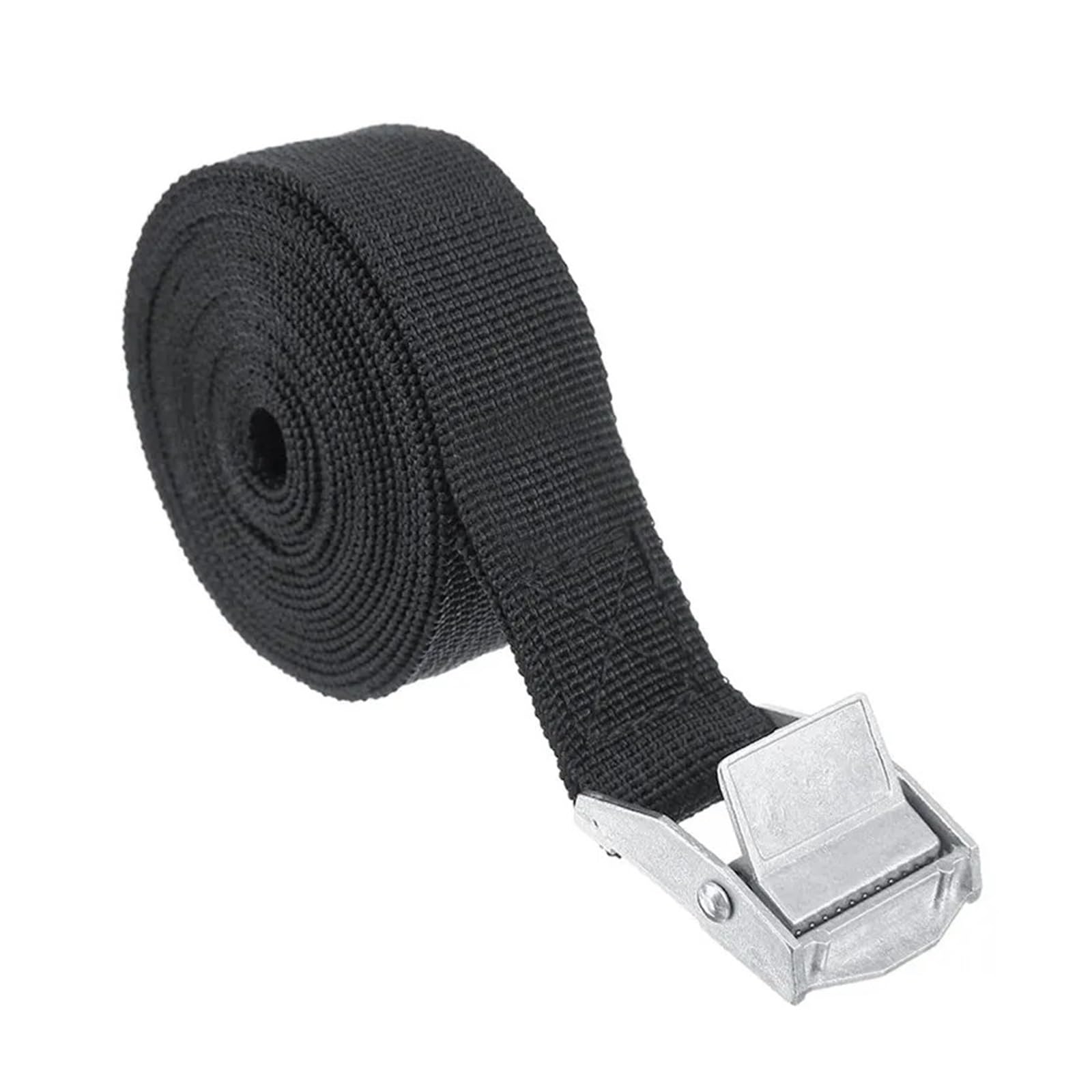 Muzhen Store 6pc 250x2.5cm Car Auto Tension Rope Tie Down Strap Forte cinghia a cricchetto Borsa da viaggio Cargo Ancoraggio Fibbia in metallo Corda di traino Strumento
