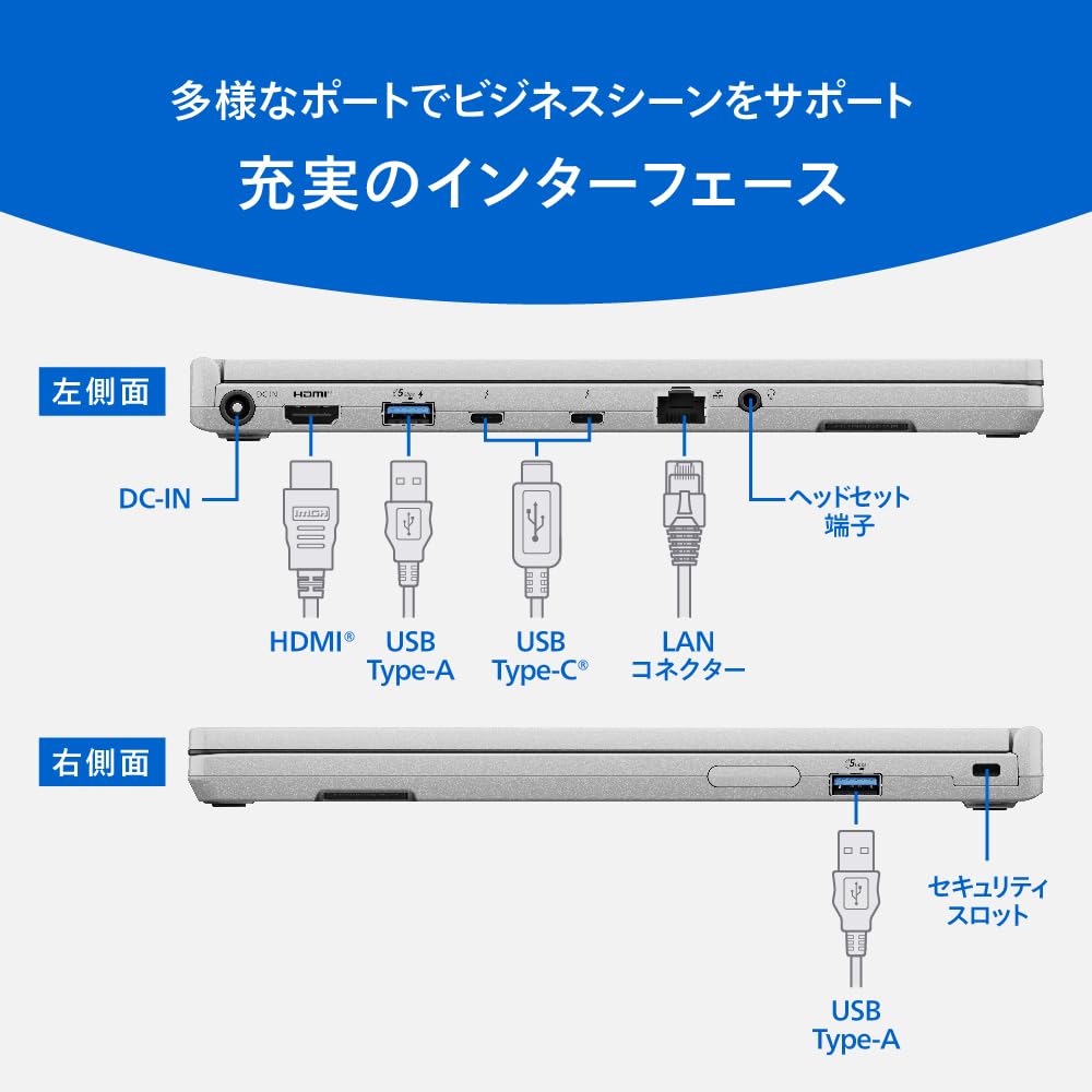 Amazon.co.jp: パナソニック ノートパソコン レッツノート CF-FC6BDPCR