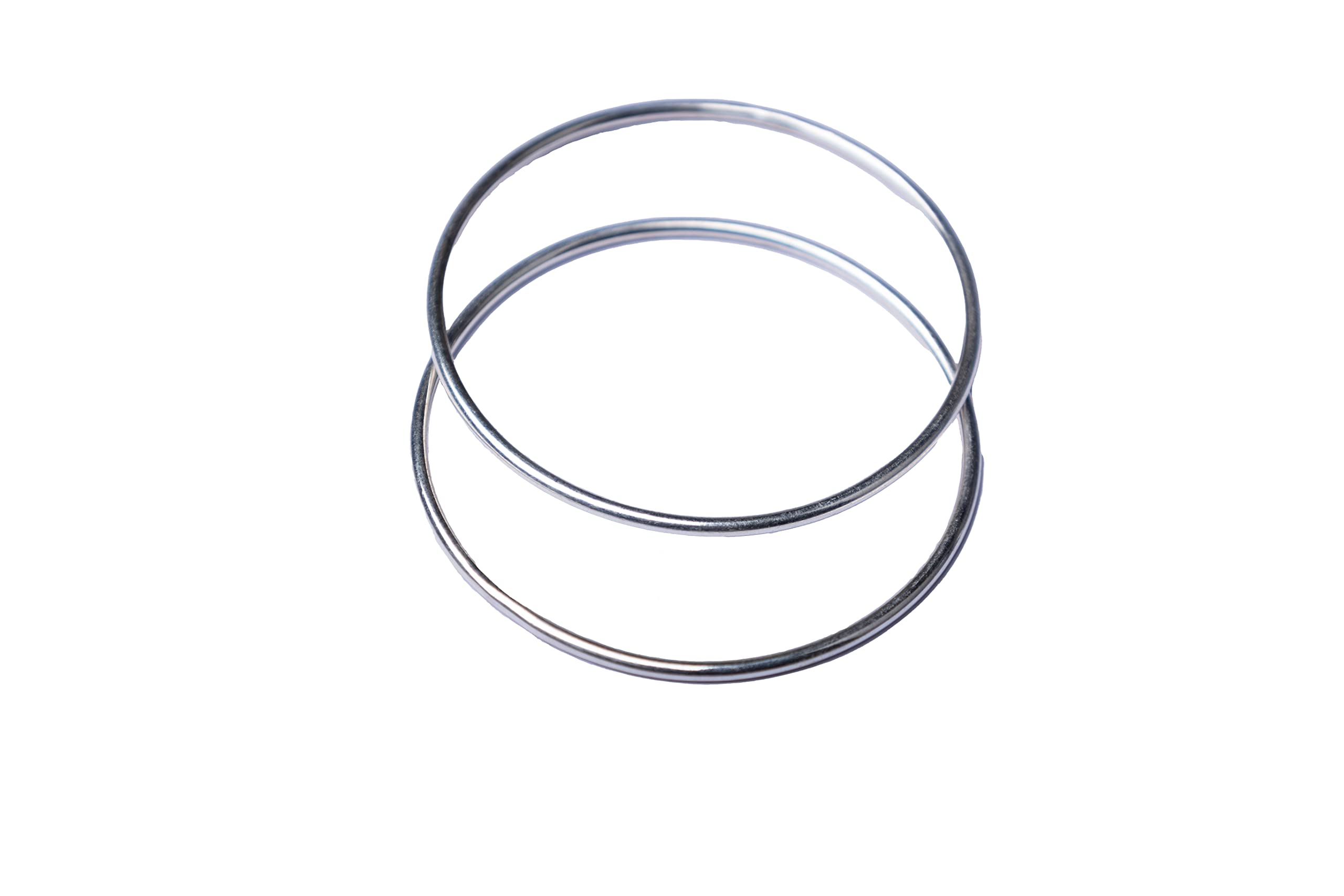 Shyle 925 Sterling Silver Bangle/Bracelet, Adya Fine Timeless Full Round Bangle, Well Stamped with 92.5, Traditional Silver Jewellery, Oxidized Bangle/Bracelet, Womens Accessory (22) (B0BKWHMFBL) Amazon Price History, Amazon Price Tracker