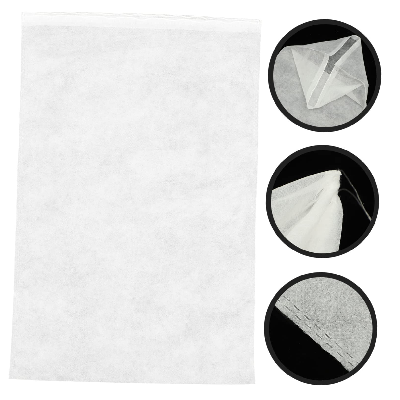 Healeved Sacchetti Porta Scarpe da Viaggio Coulisse Bianco 50 Non Tessuto Organizer Multifunzionale per Pantofole e Scarpe da Trekking, per Viaggio e Conservazione