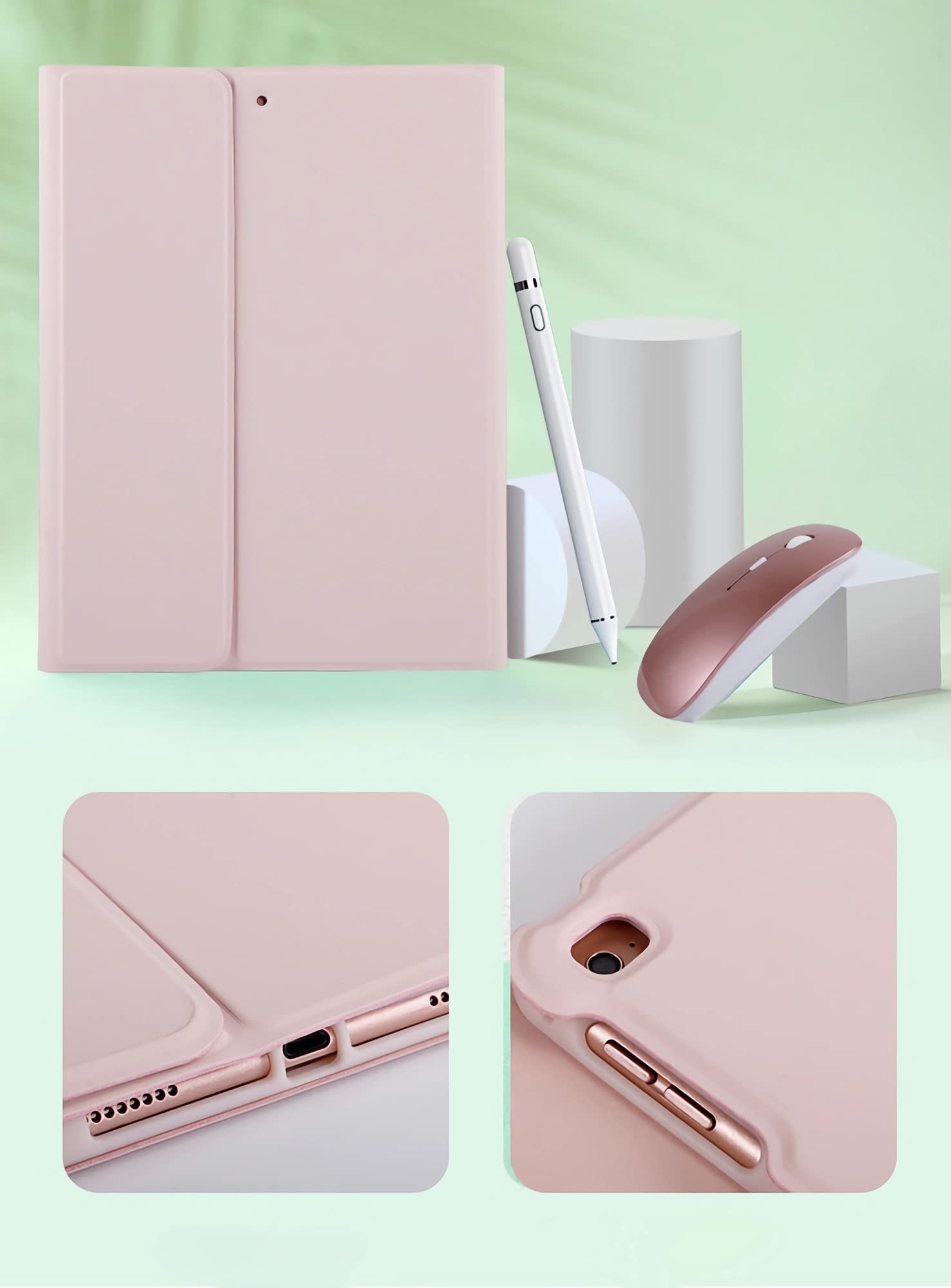 Custodia con Tastiera per Samsung Galaxy Tab S8/S8 Plus/S7 FE/S7plus/S8 Ultra Touchpad Tastiera Staccabile con S Pen Holder Cover per 12,4 14,6 10,4 10,5 con Mouse Bluetooth,Blu,S8Ultra