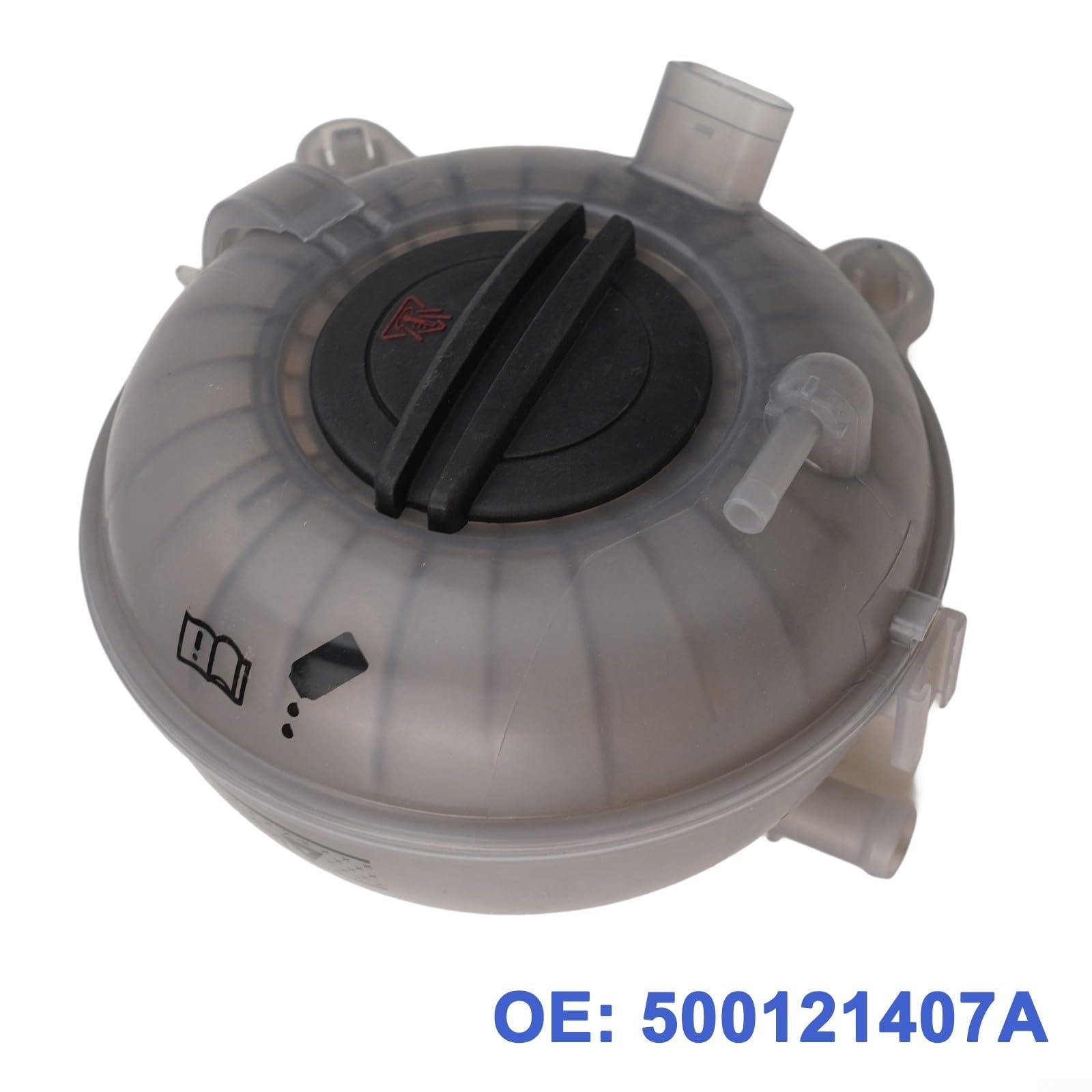 Serbatoio di espansione del liquido di raffreddamento con tappo di ricambio compatibile per Golf 7 MK7 per A3 OEM 5QD121407H 5Q0121407A plastica grigia