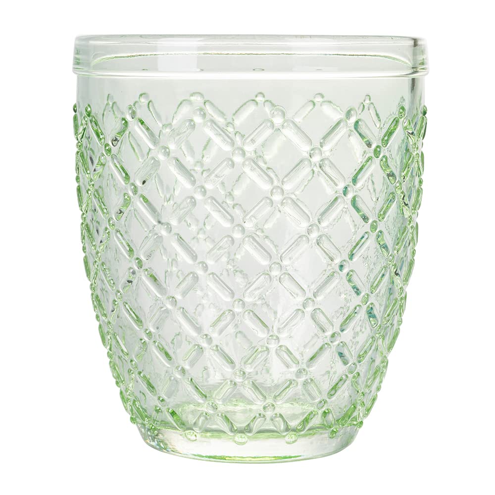 Villa d'Este Home Tivoli Castle - Juego de 6 vasos de agua verde (275 ml)
