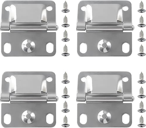 Miniatura 7 de Cooler Stainless Steel Hinges with Screws Set - Compatible with Coleman ice Chest Coolers Replacement 5235 6262 6270 (4 Pack)