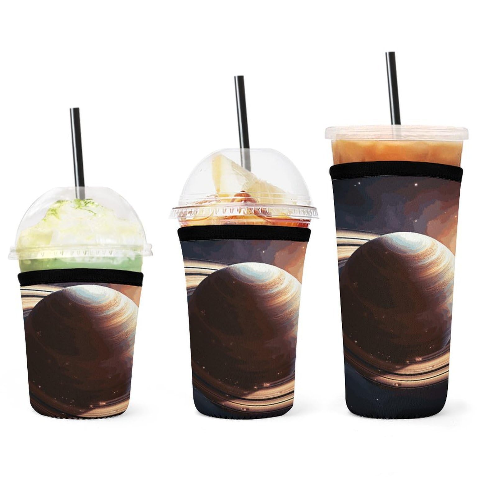 Fundas de neopreno para café helado en tus días de playa y oficina con aislamiento universal