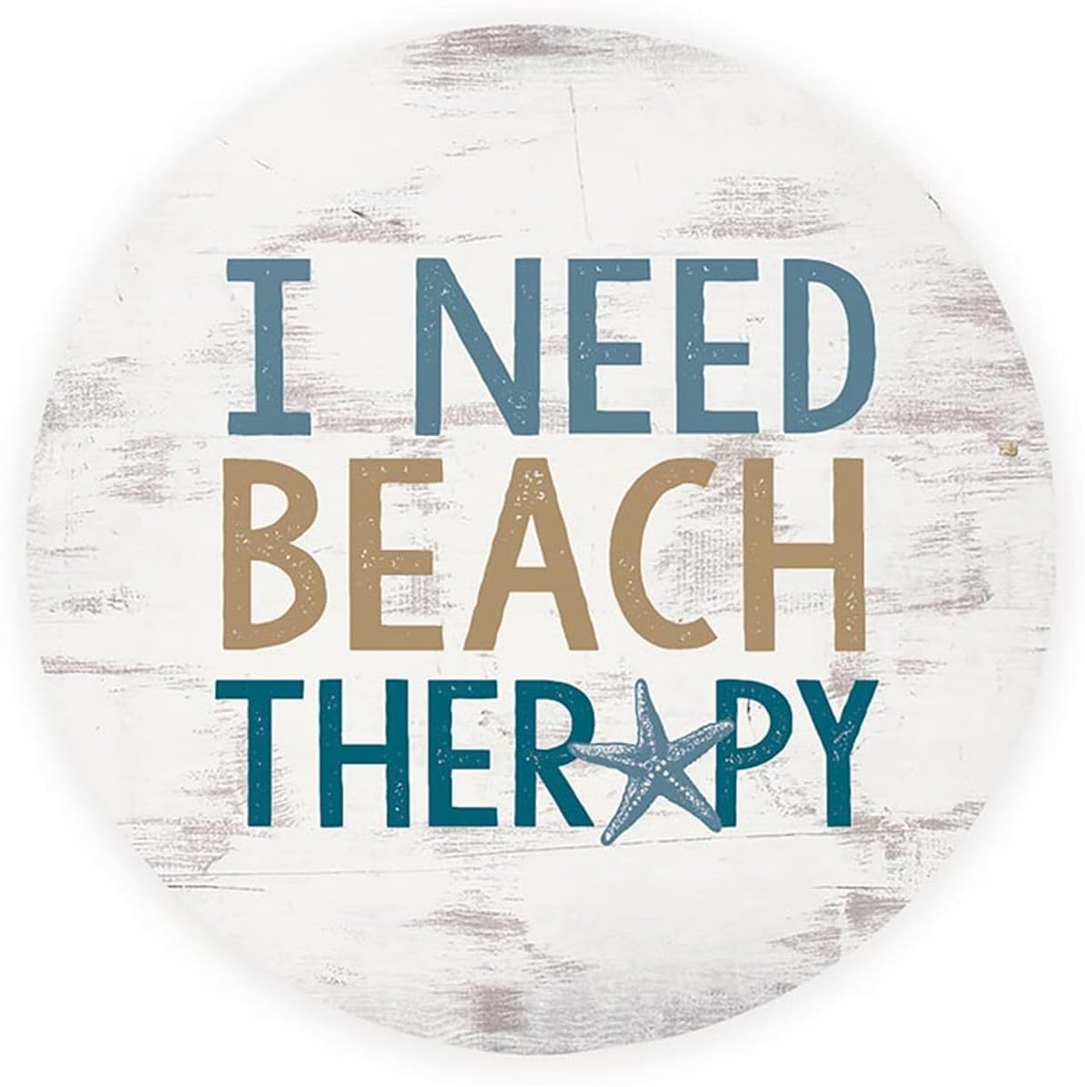 P. Graham Dunn Coastal Collection Car Coasters - I Need Beach (Pack of 6)