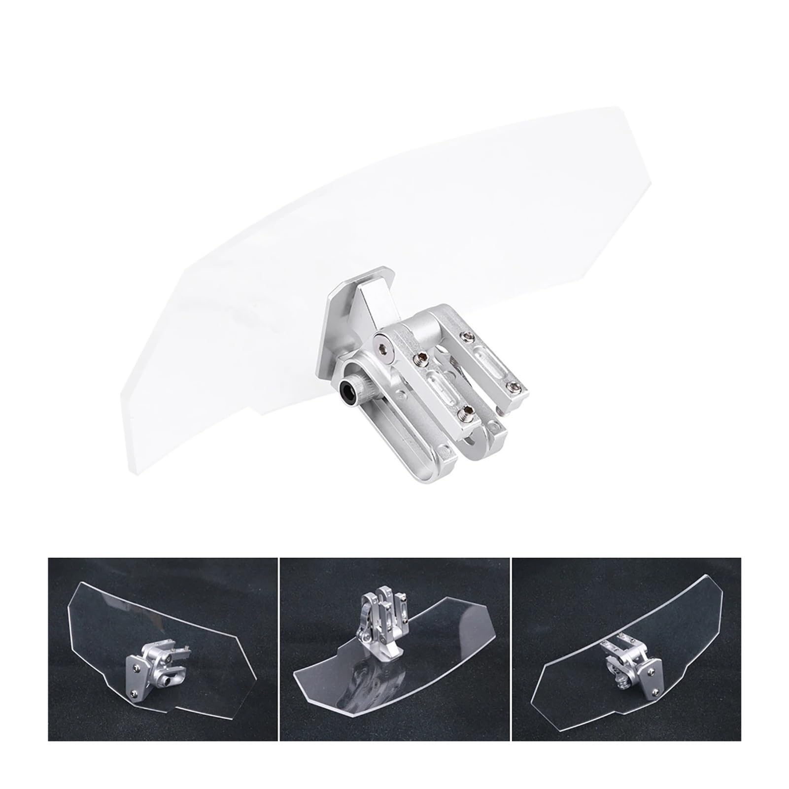 Deflectores Viento Parabrisas Universal Ajustable para Motocicleta, Deflector De Viento, Parabrisas Universal para, De Viento para