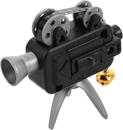 Proyector de película de cine en miniatura vintage, escultura de manivela a mano, adorno retro para decoración del hogar para teatro de escritorio,