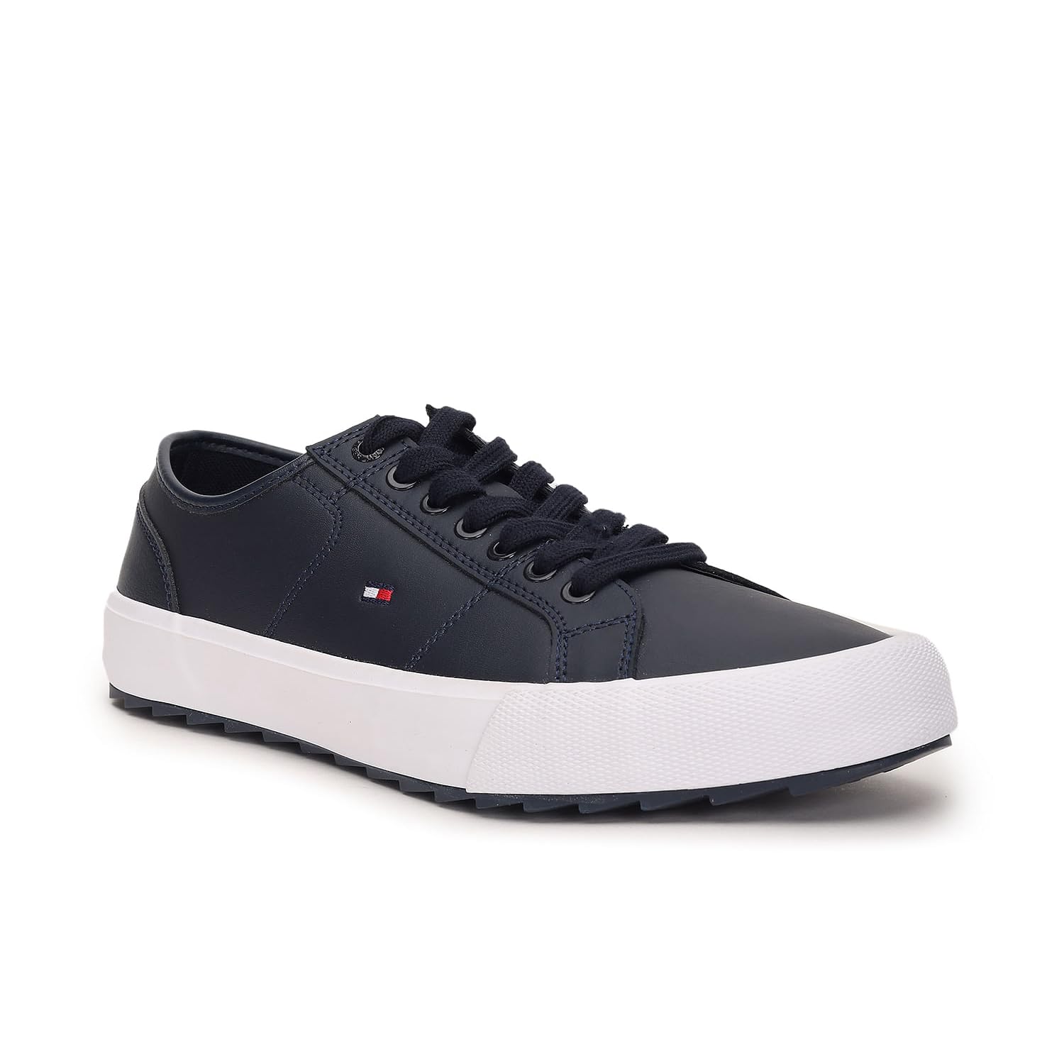 Tommy Hilfiger Leather Solid Blue Men Flat Sneakers (F23HMFW081) Size- 41 (B0CKWCR2JC) Amazon Price History, Amazon Price Tracker