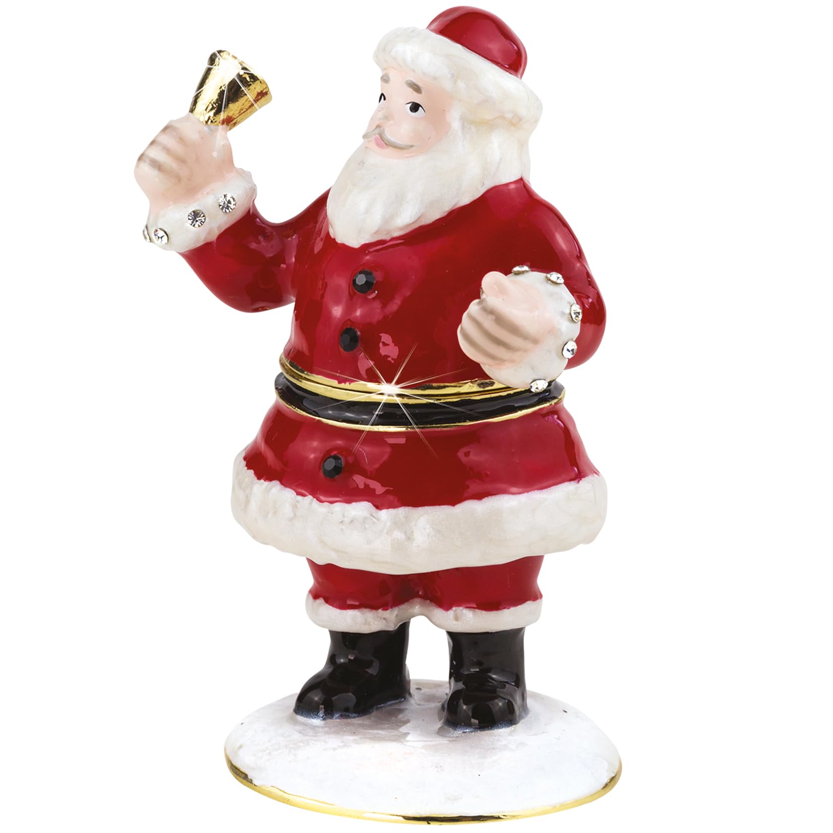 Trinket Box By Craycombe Santa With Bell