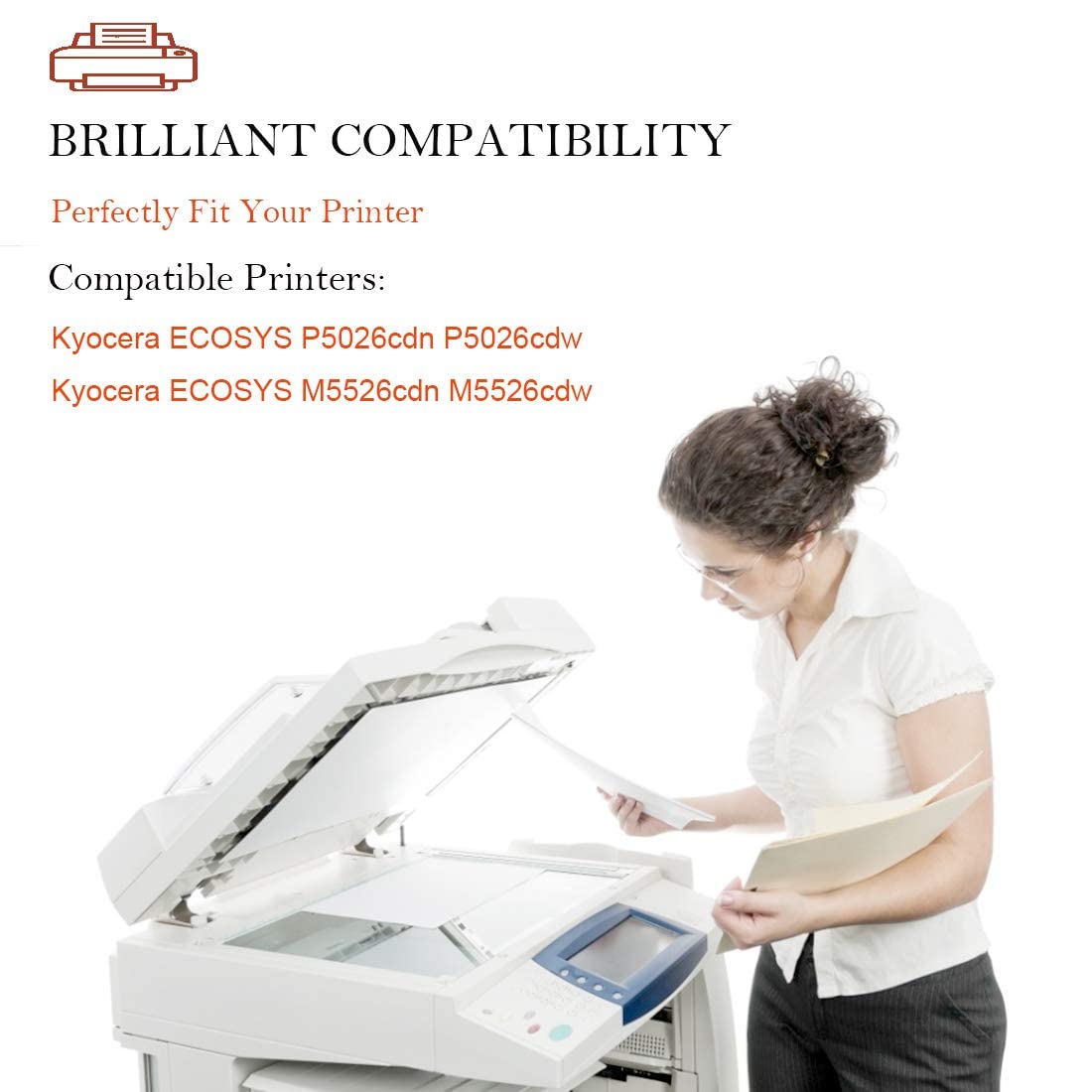 Cartouches De Toner Compatibles Pour Kyocera TK5240 - Pack 4 Couleurs (noir, Cyan, Magenta, Jaune) - Pour Imprimantes P5026cdw, M5526cdw, Etc.
