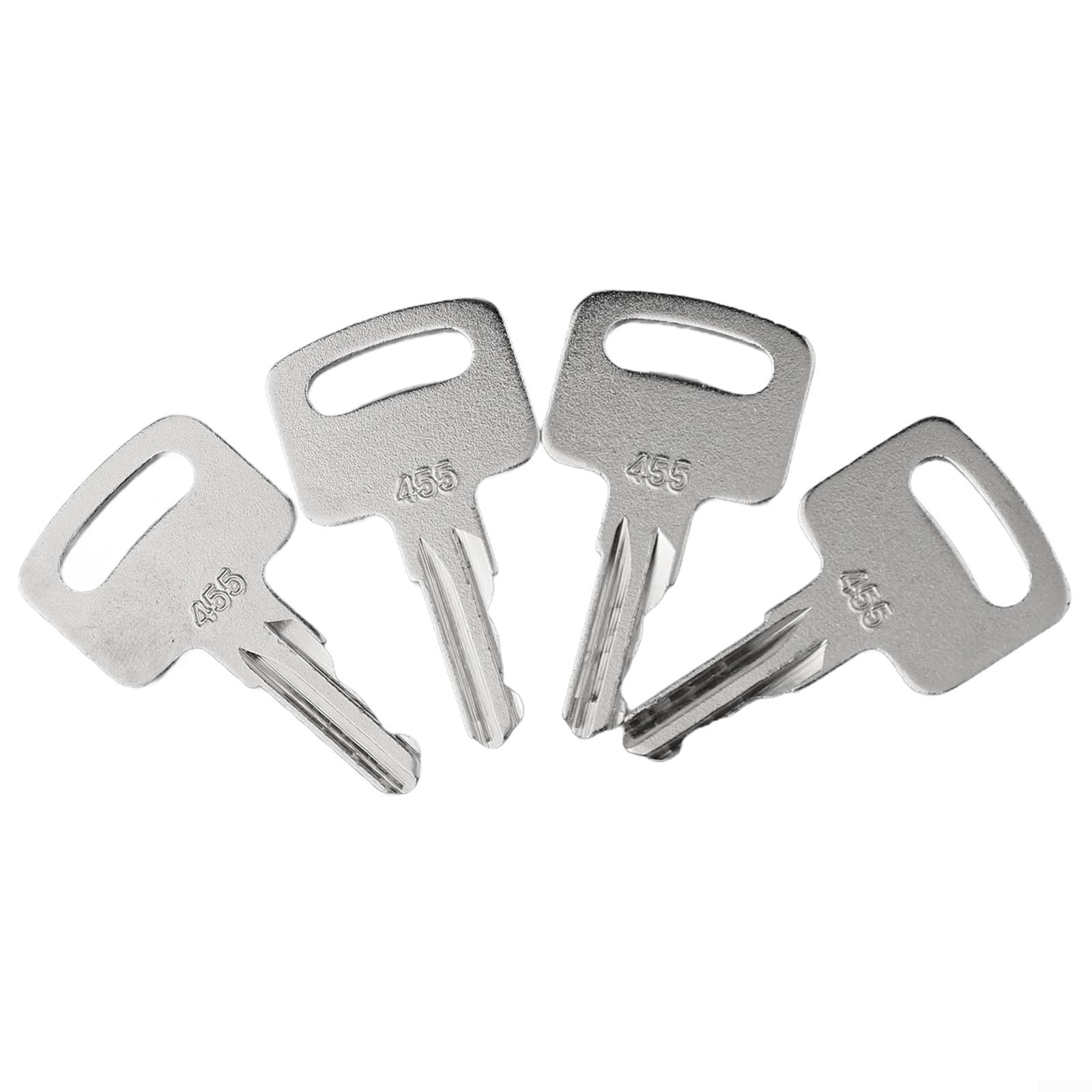 455 Clé d'allumage pour équipement de machines de construction lourde – 10 pièces de rechange compatibles avec chariots élévateurs, ascenseurs et machines de levage industrielles