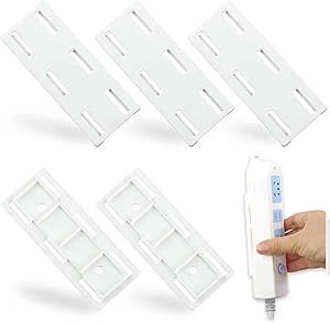 Amazon.com: 10pcs New Adhesive Punch-Free Socket Holder Cable ...