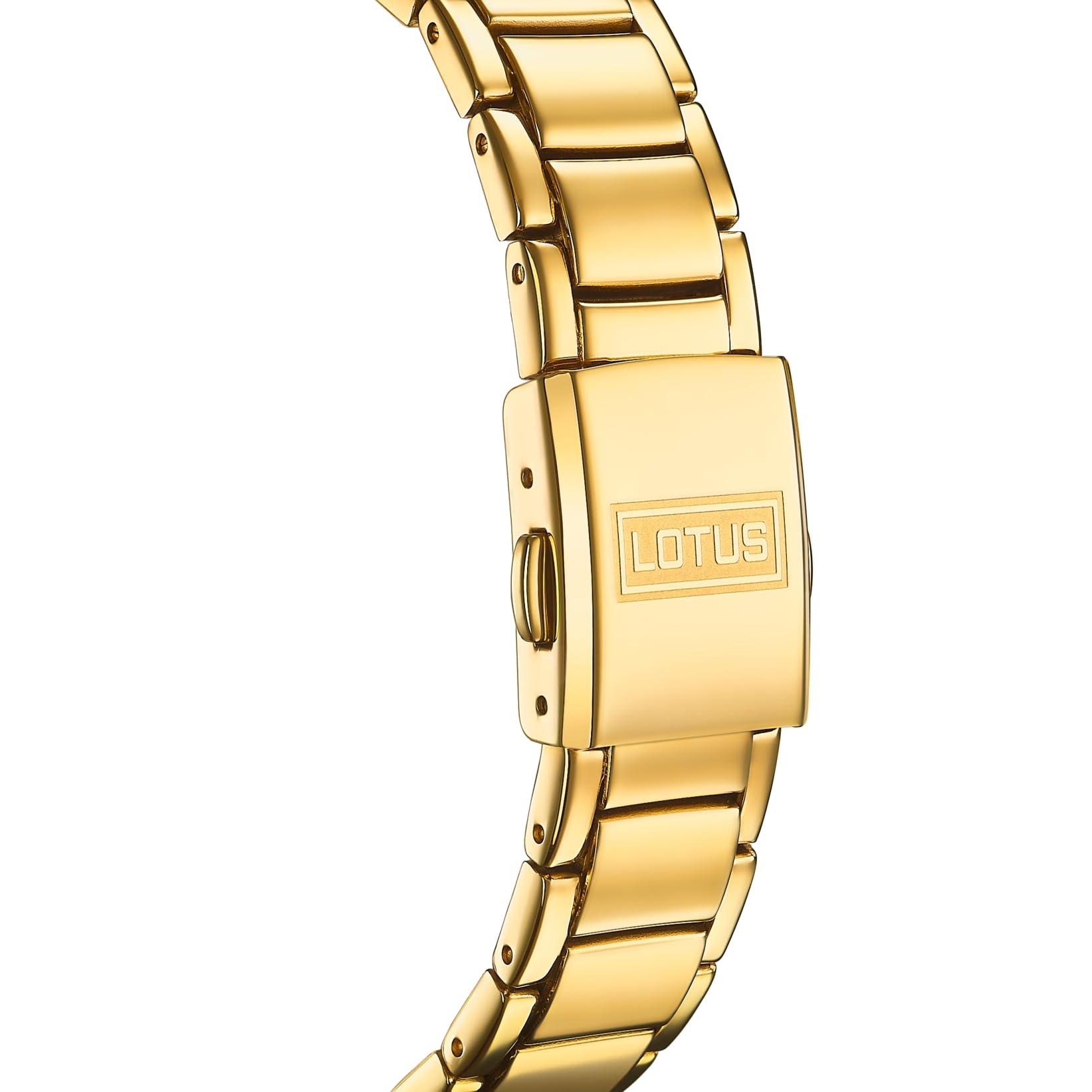 LOTUS Reloj Mujer Analógico de Acero Inoxidable 316l Dorado | Movimiento de Cuarzo, Cristal Mineral de Alta Resistencia, Resistente al Agua 5 ATM, Special Prices 18911/6