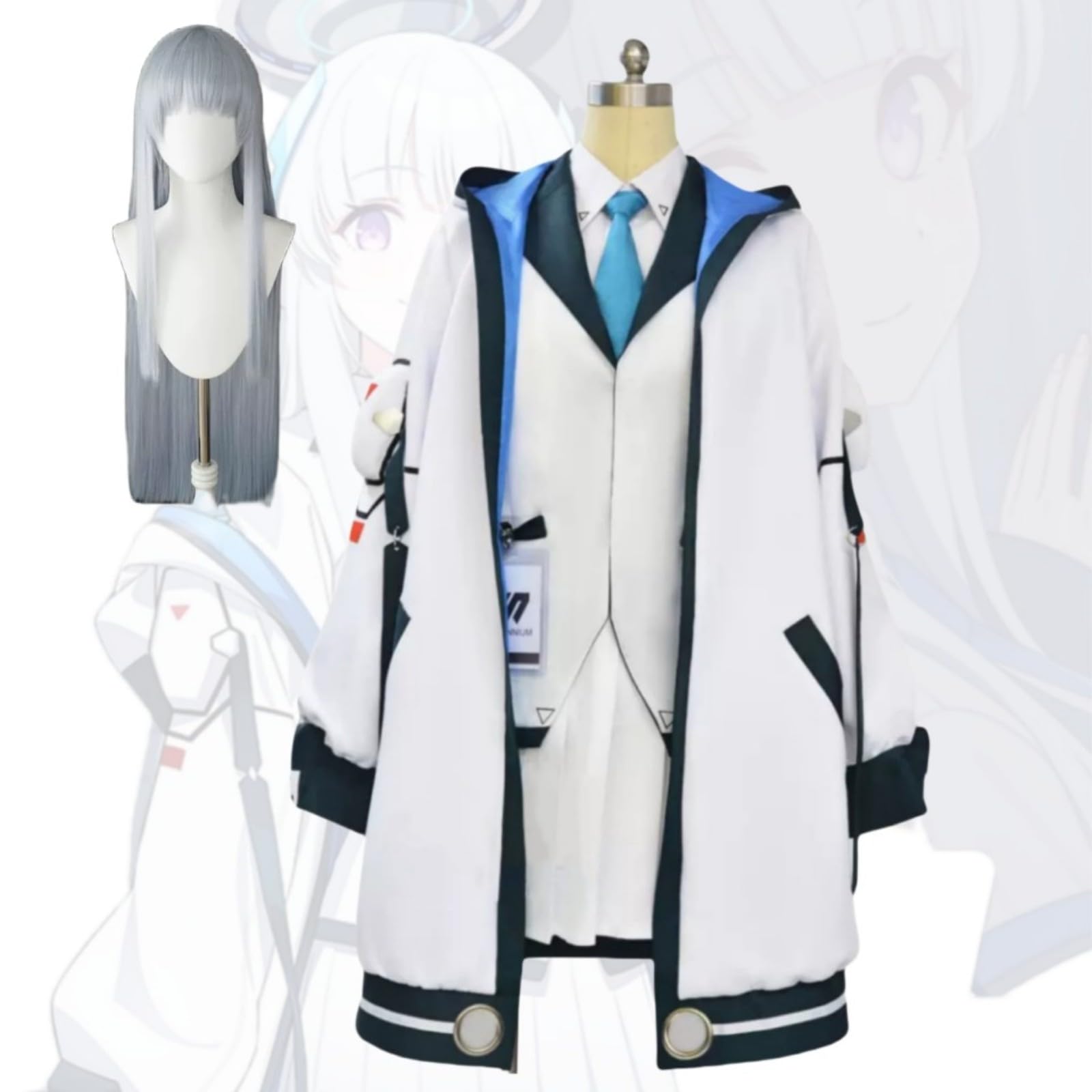Amazon.co.jp: [YAYANA]ブルーアーカイブ 生塩ノア 制服 コスプレ