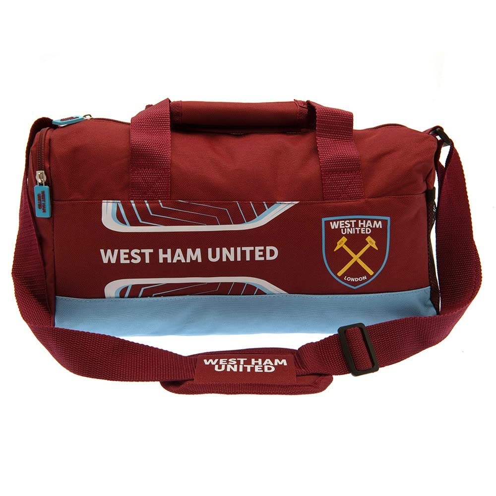 West Ham United FCFlash Duffle Bag (One Size) (Claret Red/Sky Blue)