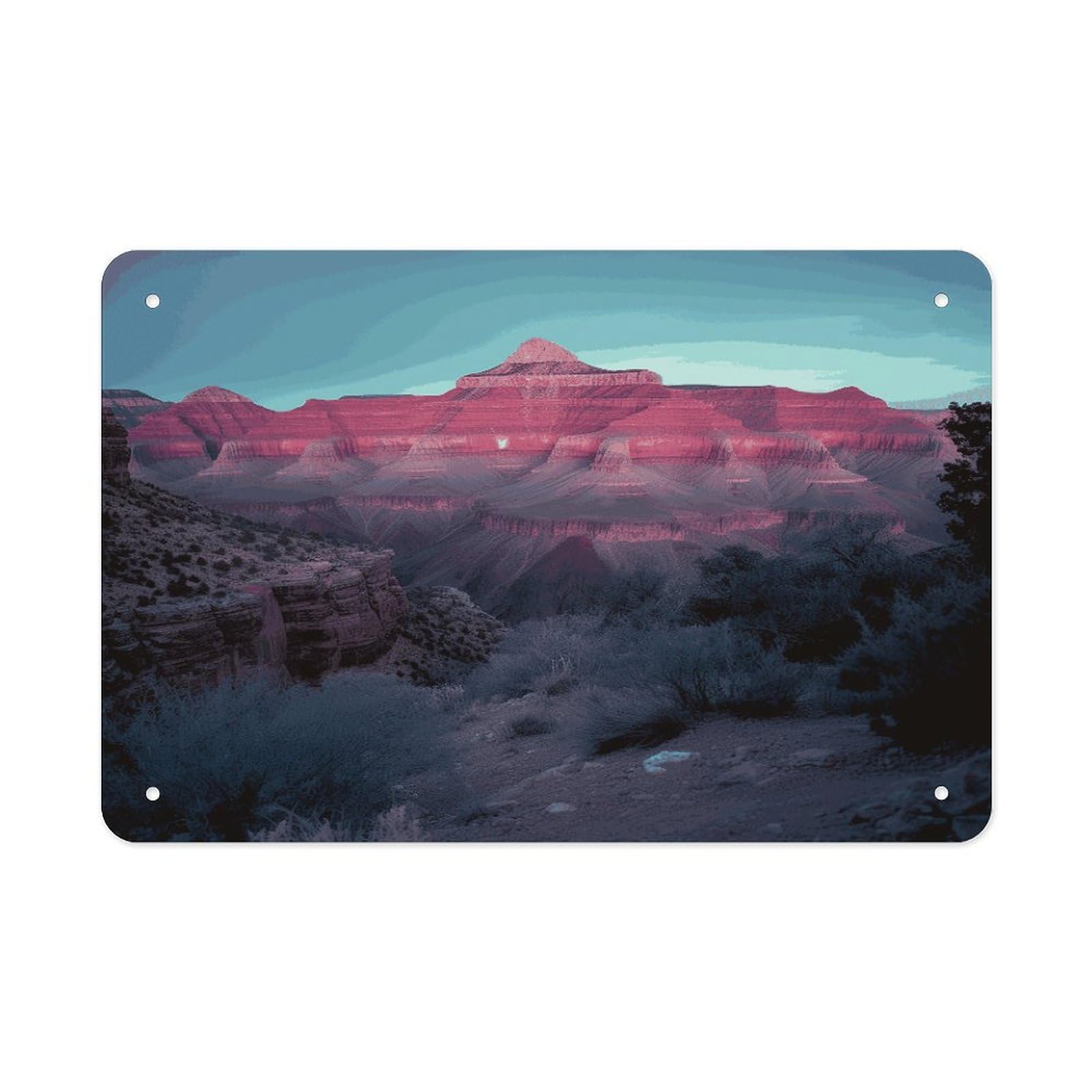 Fekiloot Style Grand Canyon Metal Signs Wall Art Tin Sign