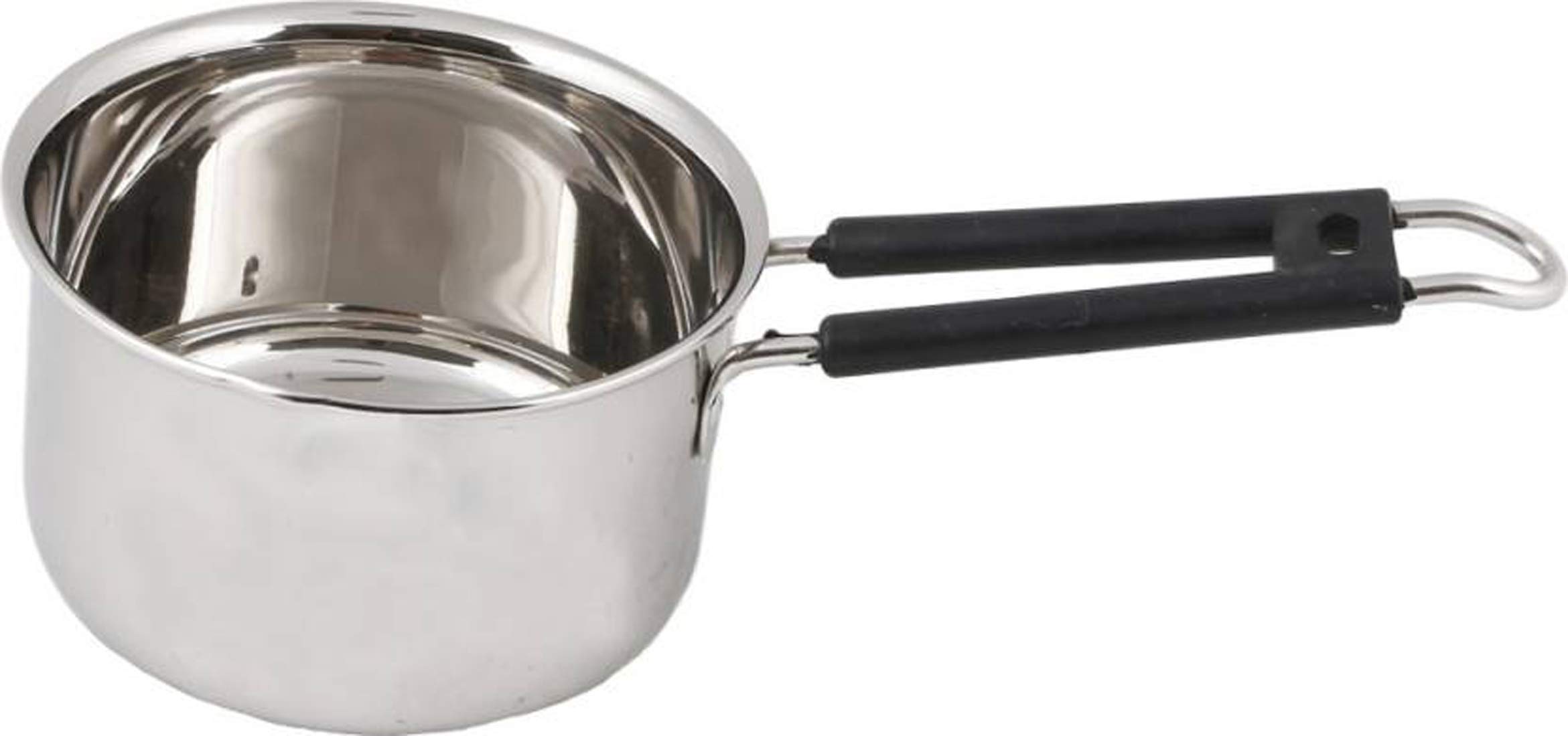 EIAC Stainless Steel Stainless Steel Sauce Pan, 1 L (Silver)