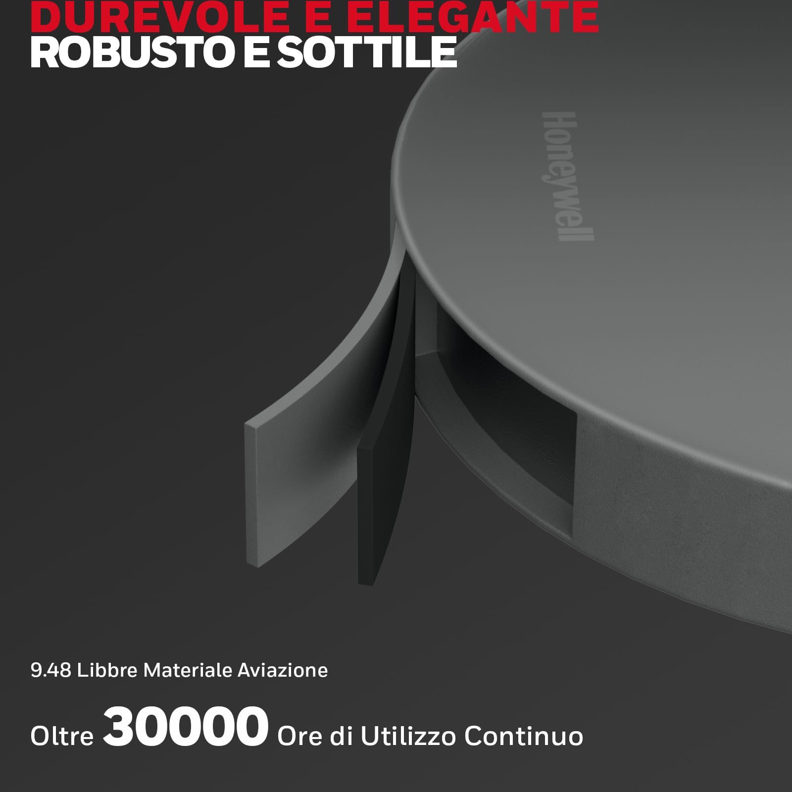 Honeywell Lampada tavolo LED 01A Sunturalux braccio snodato per artigianato | 4000K luce diurna, CRI≥95, RG0 bassa luce blu, lampada da tavolo per architetto, protezione occhi