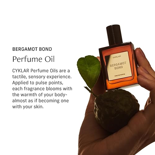 Miniatura 2 de CYKLAR Aceite de Perfume Roll-On. Fragancia Bergamot Bond Amigable para Viajes con Bergamota, Verbena y Cachemira. Parfum de Aceite Esencial de