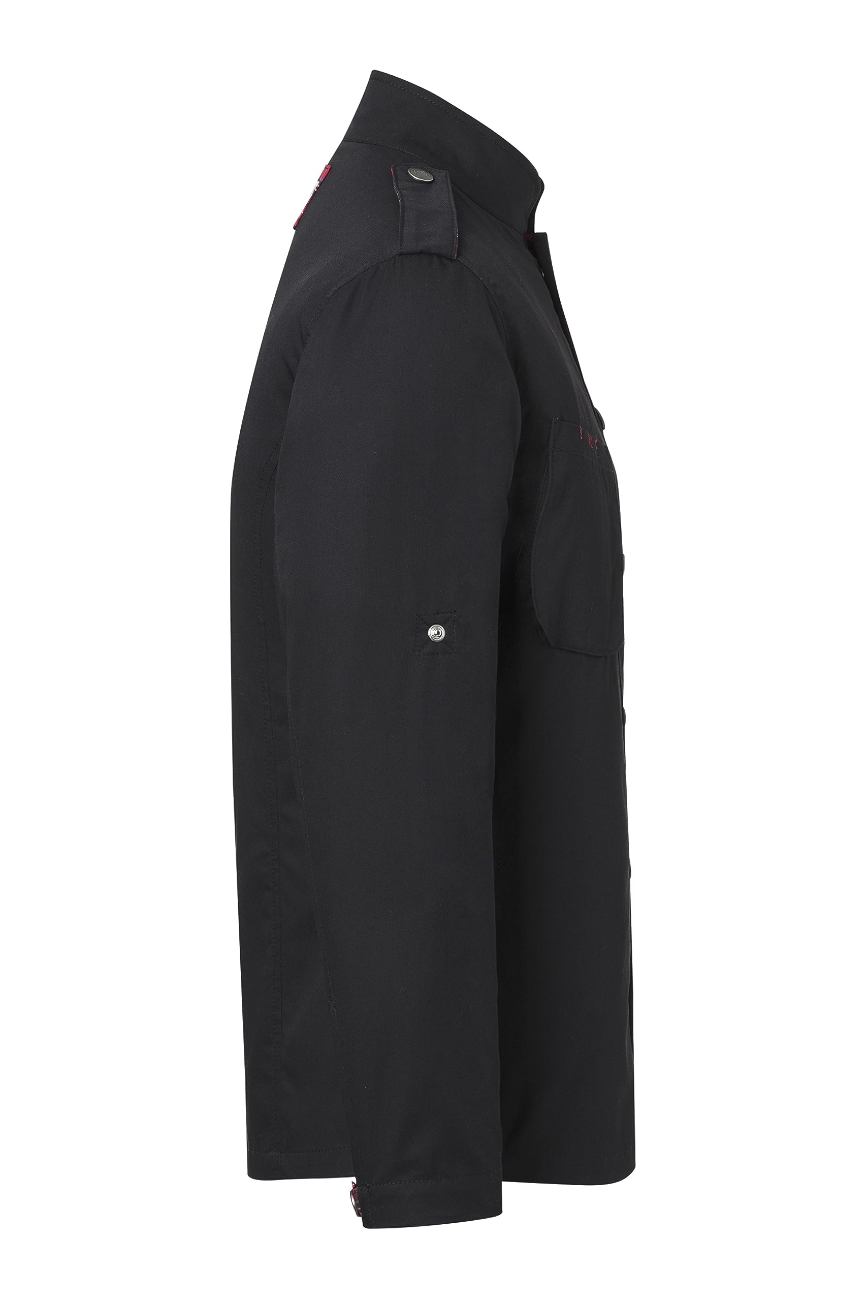 Karlowsky Herren Kochjacke Raw-Draft Rock Chef®-Stage2 Reißverschluss 100% Baumwolle