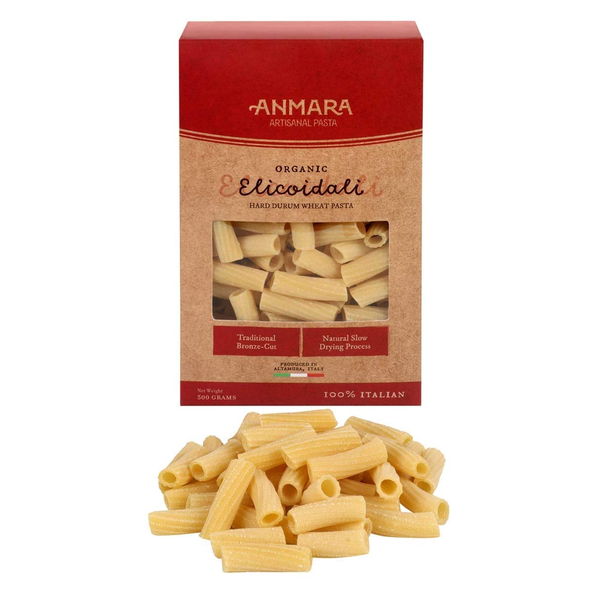 Anmara Artisanal Pasta, Organic Elicoidali, Hard Durum Wheat, 500 g (B08L58MQ8B) Amazon Price History, Amazon Price Tracker