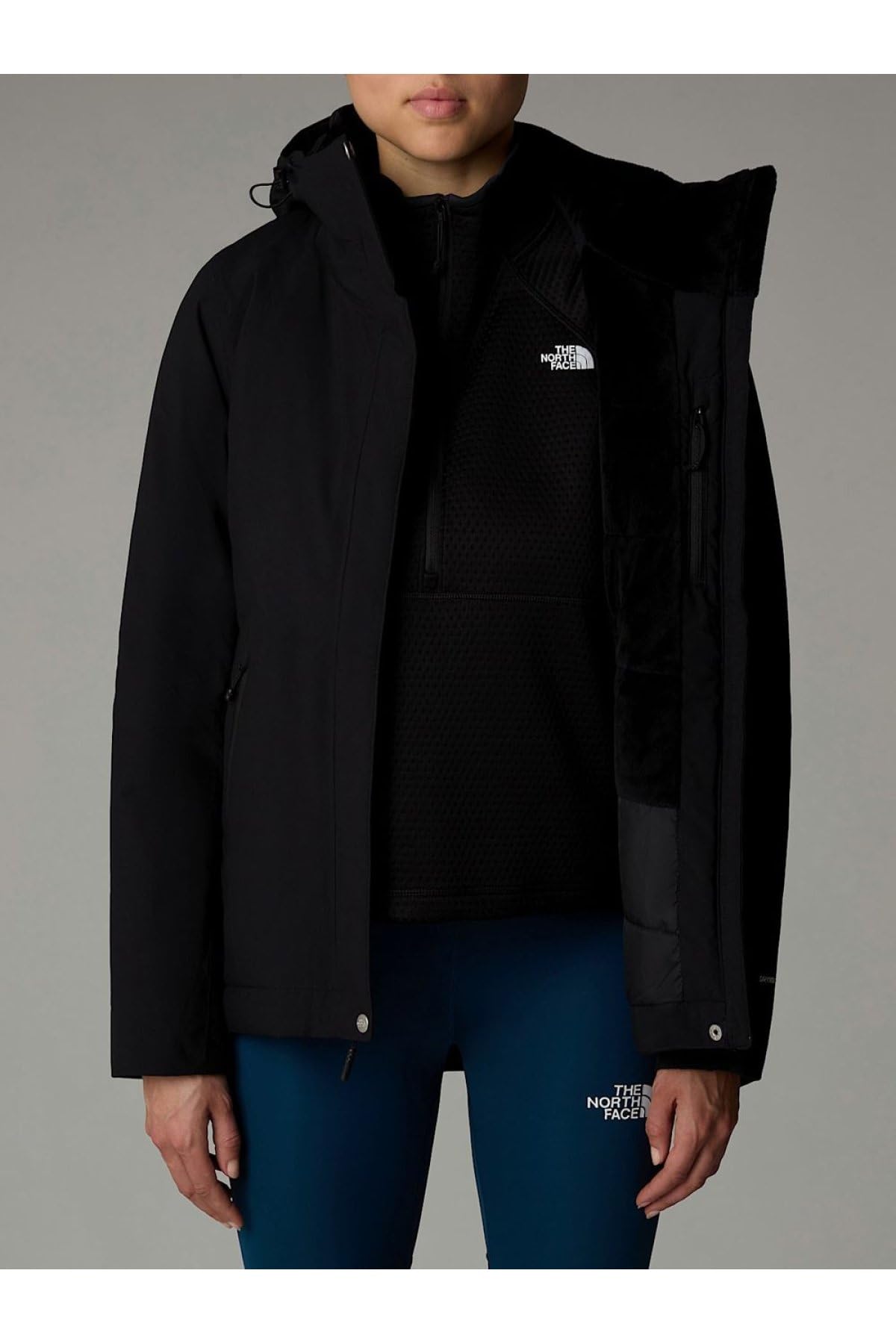 The North Face - Chaqueta Aislante Inlux para Mujer- Impermeable, Transpirable - TNF Black