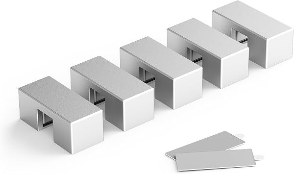 Itramax Magnetic Cable Clips 10 Pack,Charger Organizer for Metal Surfaces | Reusable N52 Magnet Wire Holder for USB C Charging Cords,Desks,Nightstands,File Cabinets,Metal Surfaces and Home Offices